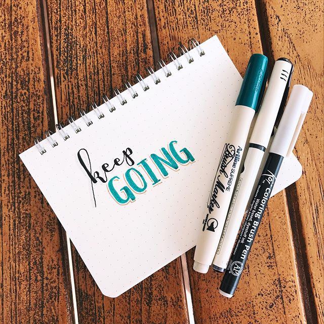 lettering practice